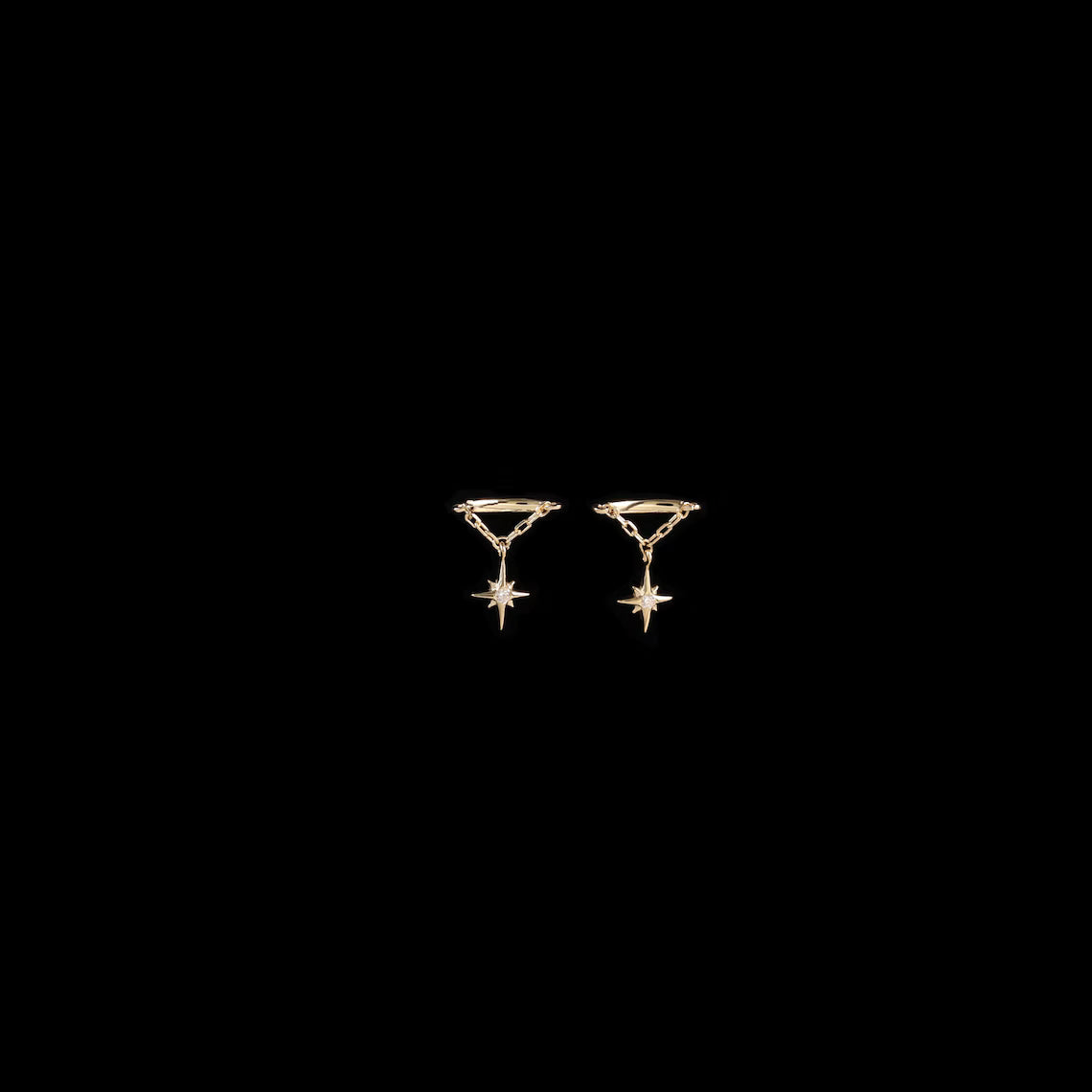 14K Solid Gold Threadless Cartilage Earring
