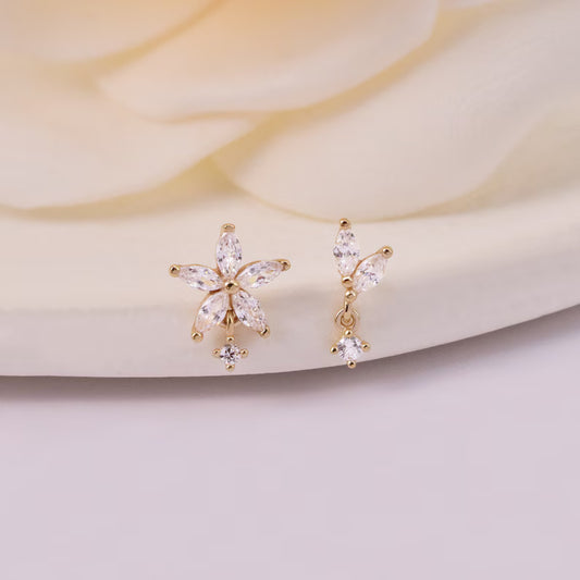 14K Gold Tragus Conch Drop Earring